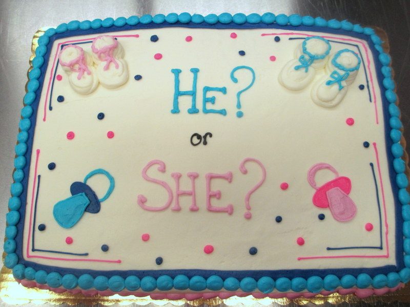 Shower Cakes Connie S Llc Gender Reveal